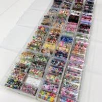 Lace Heart Christmas Transfer Nail Foil Nails Art Paper Glitter Foils Roll Sticker 120m Flakes Adhesive Box Set